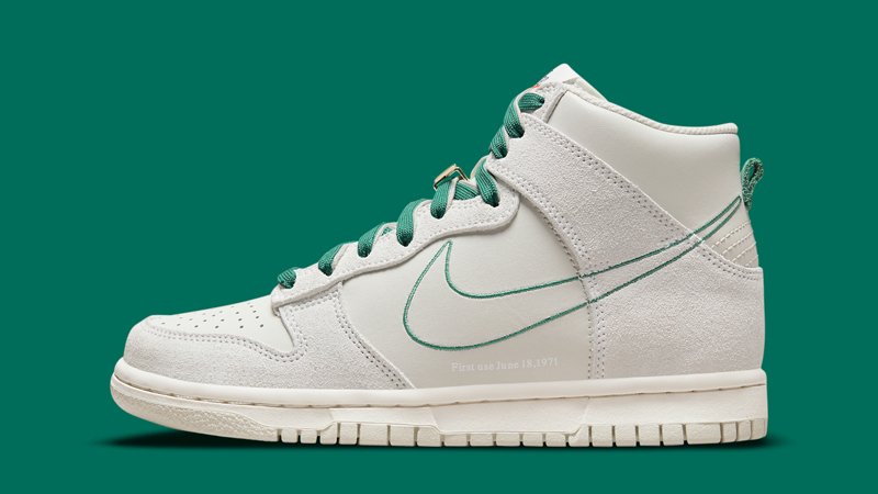 First Look at Nike Dunk High First Use Sail Green 01