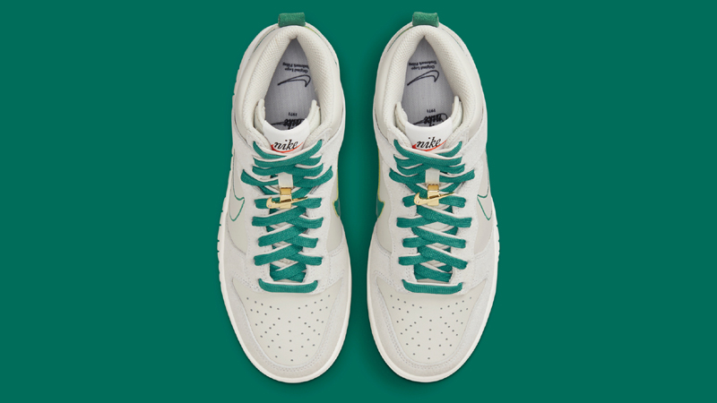 First Look at Nike Dunk High First Use Sail Green - Underground Sneaks