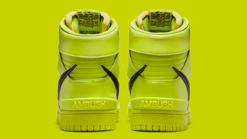 Release Details for Ambush Nike Dunk High Atomic Green Womens 04