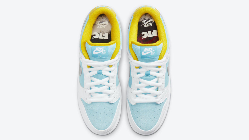 Release Details for FTC Nike SB Dunk Low White Lagoon Pulse 03