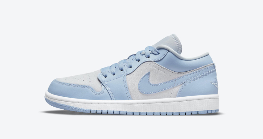 Detailed Look at Air Jordan 1 Low University Blue 01