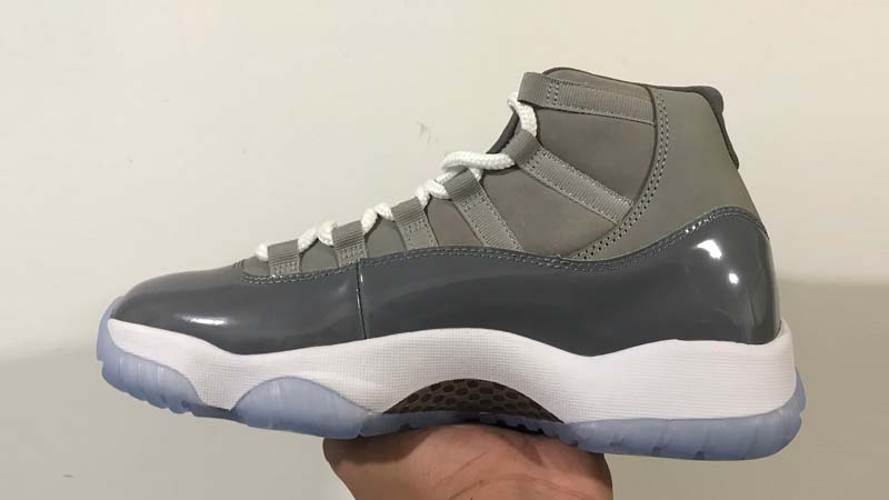 Detailed Look at Air Jordan 11 Cool Grey 02