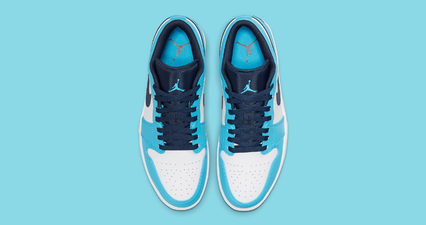 Release Details for Air Jordan 1 Low UNC White University Blue 03