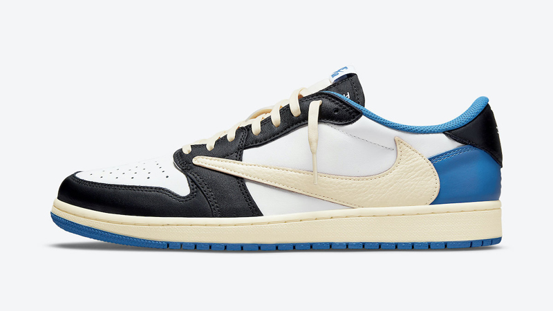 Release Details for Fragment Design Travis Scott Air Jordan 1 Low White 01