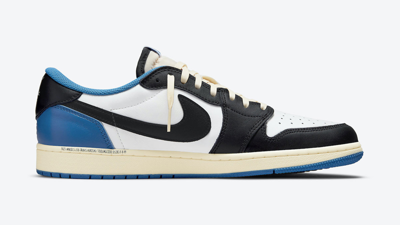 Release Details for Fragment Design Travis Scott Air Jordan 1 Low White 02