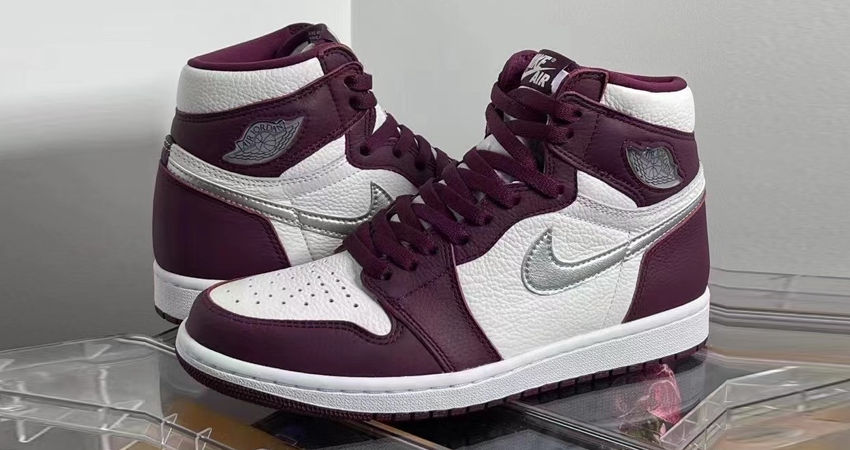 Air Jordan 1 High Bordeaux Official Look 02