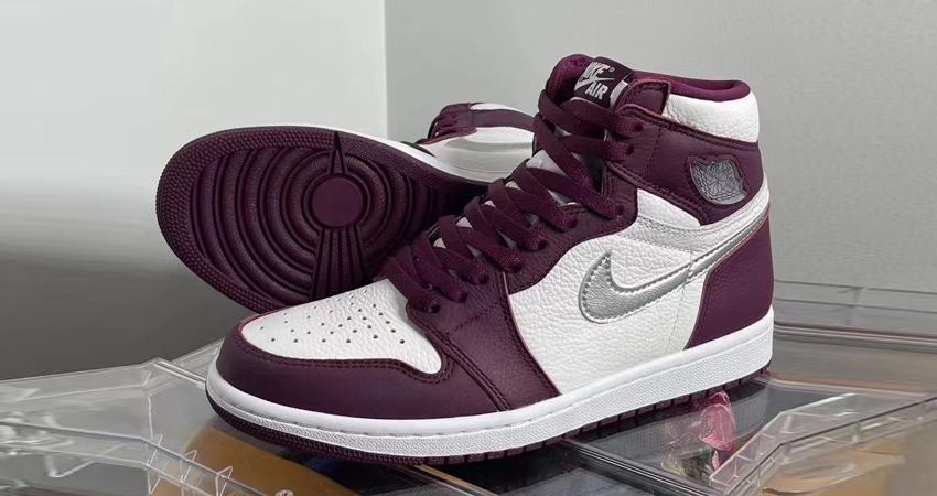 Air Jordan 1 High Bordeaux Official Look 04