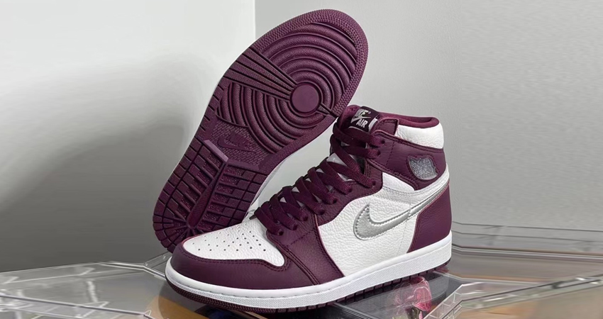 Air Jordan 1 High Bordeaux Official Look 05