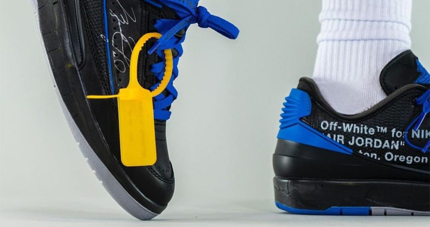 Off-White Air Jordan 2 Low Black Royal Blue Release Info 03