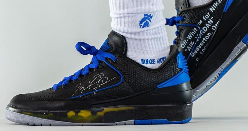 Off-White Air Jordan 2 Low Black Royal Blue Release Info 04