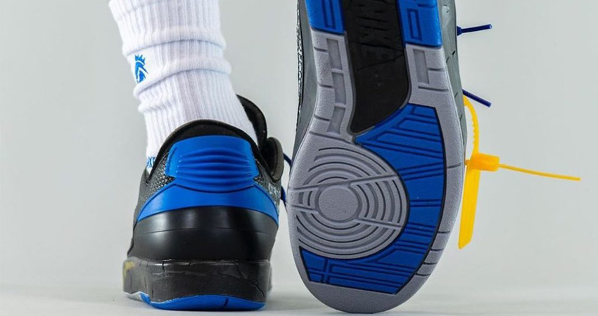 Off-White Air Jordan 2 Low Black Royal Blue Release Info 06