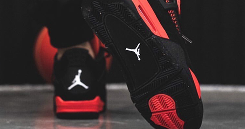 Red Thunder Air Jordan 4 On Foot Look 03