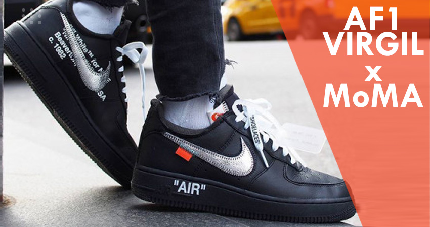 Nike Air Force 1 '07 Virgil x MoMA (With Socks)