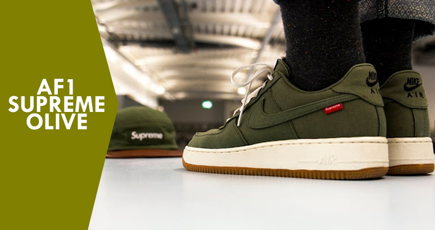 Nike Air Force 1 Low Supreme Olive