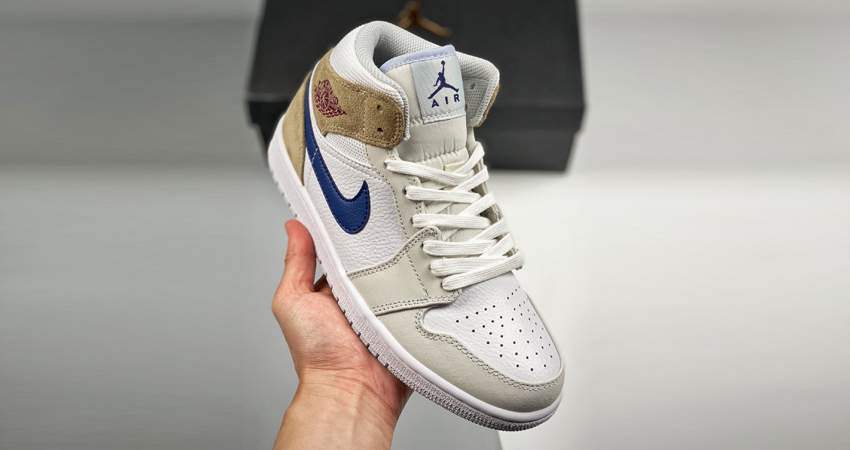 Air Jordan 1 Mid Tan Suede Navy is one of the Best Colourway of 2021 01