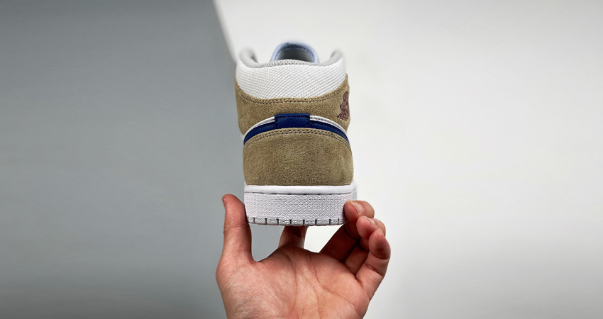 Air Jordan 1 Mid Tan Suede Navy is one of the Best Colourway of 2021 06