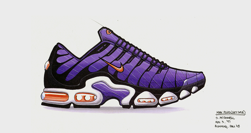 McDowell Air Max Plus concept sketch