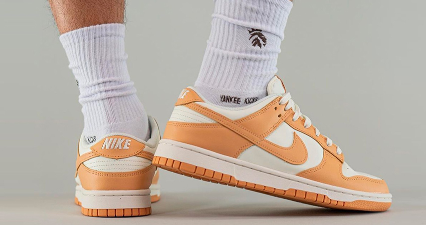 Nike Dunk Low Harvest Moon On Foot Looks Dope 03