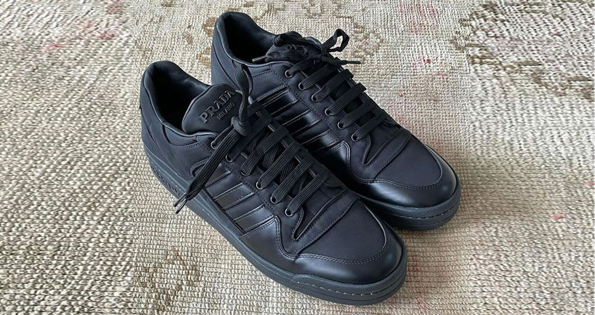 Prada x adidas Forum Low Triple Black Unveiled 01