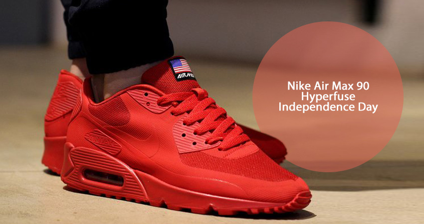 Nike Air Max 90 Hyperfuse Independence Day Red