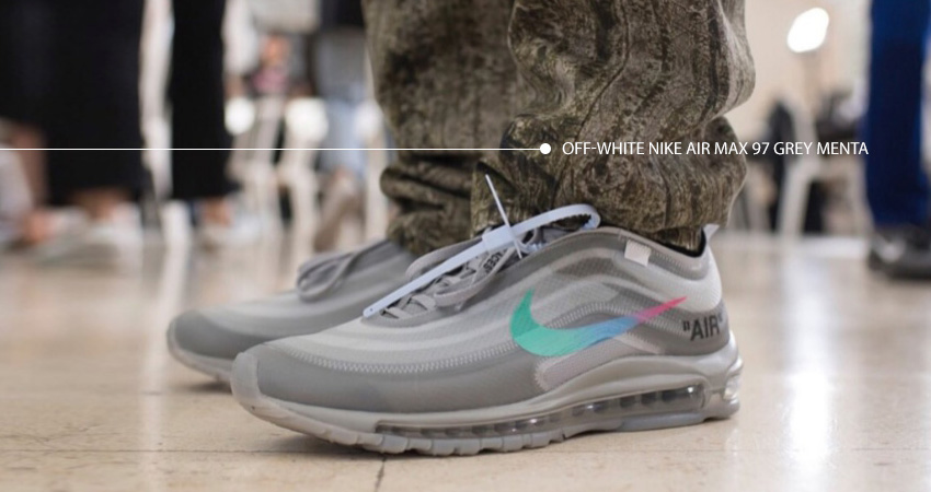 Off-White Nike Air Max 97 Grey Menta AJ4585-101