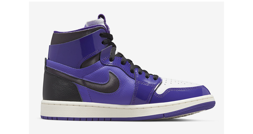 Closer Take on the Purple Patent Air Jordan 1 Zoom CMFT 01