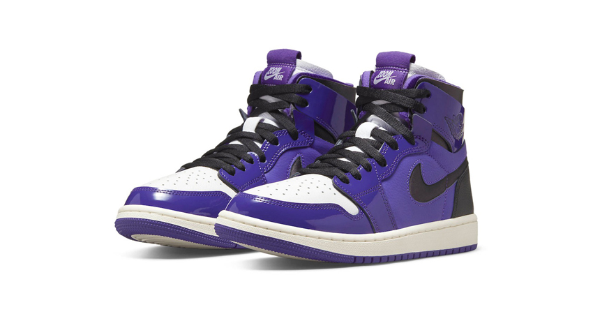 Closer Take on the Purple Patent Air Jordan 1 Zoom CMFT 02