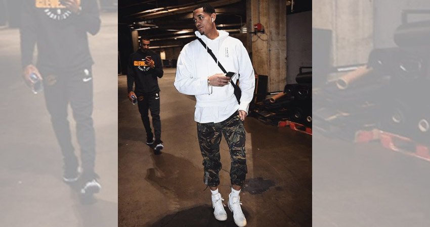 Jordan Clarkson spotted with Nike Blazer