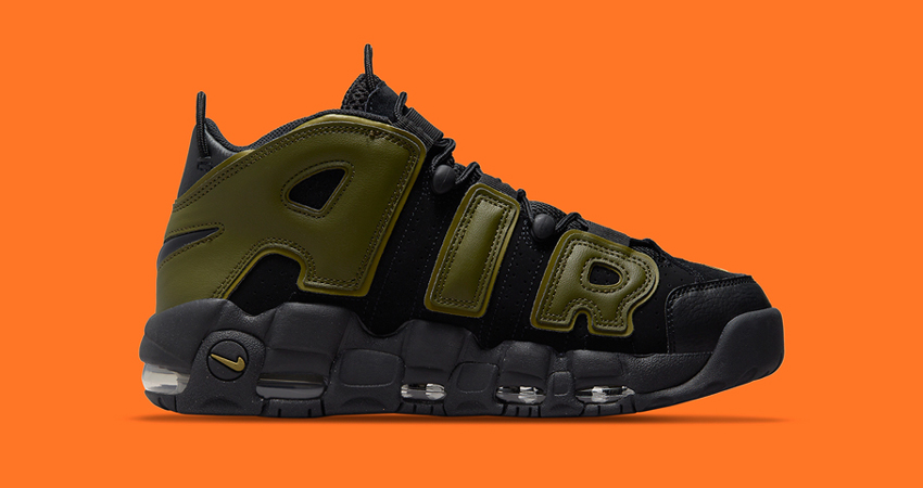 Nike Air More Uptempo “Guard Dog” Resembles the Flight Jacket Theme 01