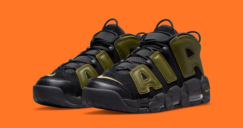 Nike Air More Uptempo “Guard Dog” Resembles the Flight Jacket Theme 02