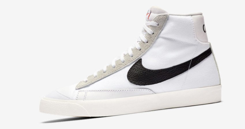 Nike Blazer Mid 77 Vintage Slam Jam White Black CD8233 100
