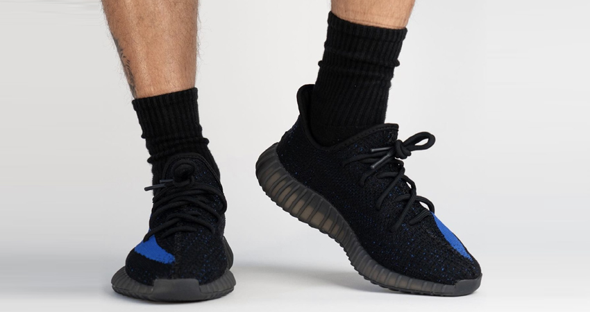 Yeezy 350 Dazzling Blue On Foot 05