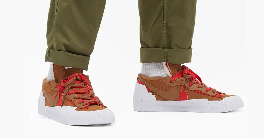 sacai Nike Blazer Low Light British Tan DD1877-200