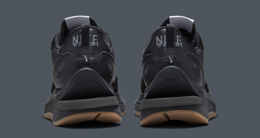 Official Look at the Stealthy sacai x Nike VaporWaffle Black Gum 04