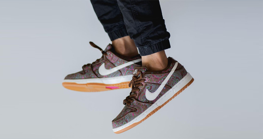 Nike SB Dunk Low Paisley Pink Burgundy Brown Is Set To Release On March 01