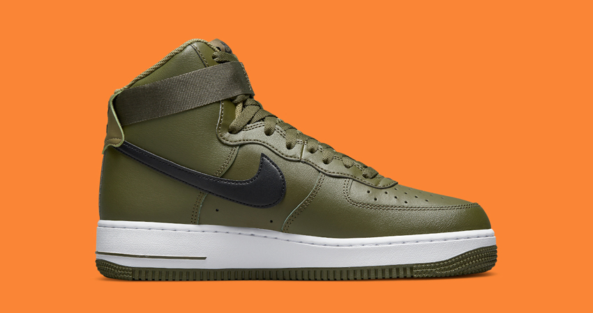 Olive Themed Nike Air Force 1 High Hoops Pack Unveiled 01