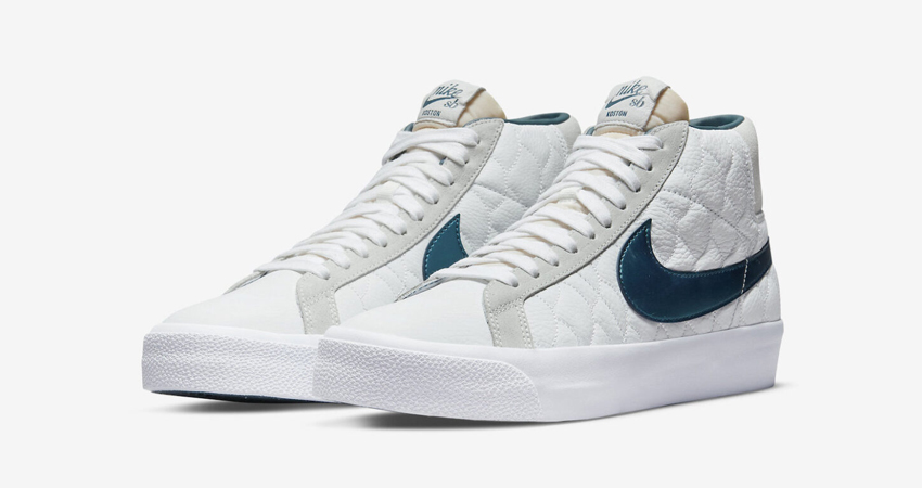 Check Out The Beautifully Decorated Eric Koston Nike Blazer Mid White 02