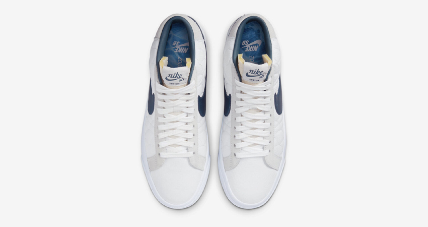 Check Out The Beautifully Decorated Eric Koston Nike Blazer Mid White 03