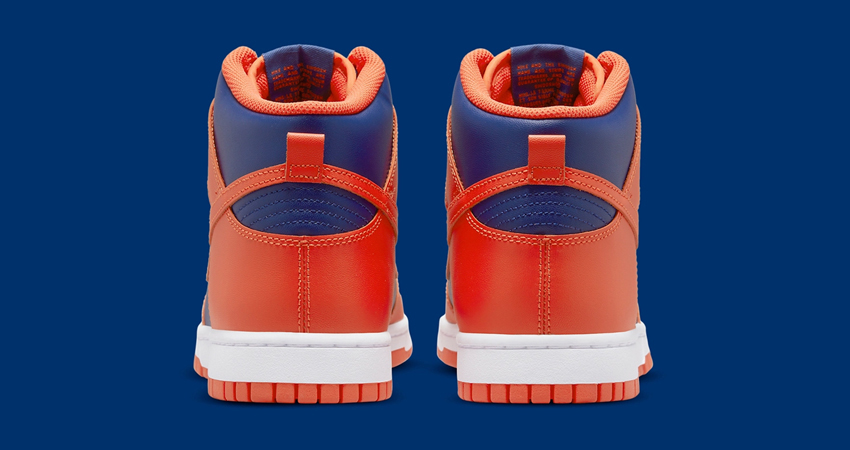Check Out The Historical Nike Dunk High Knicks in Orange 04