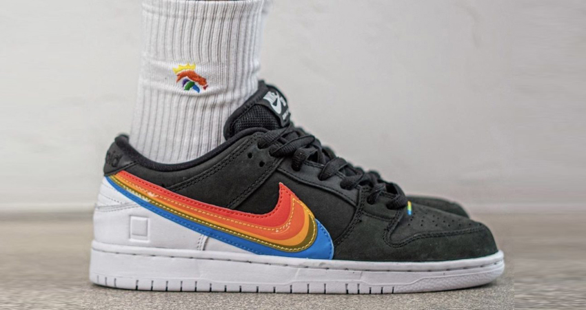 Where To Buy The Polaroid Nike SB Dunk Low Black White 01