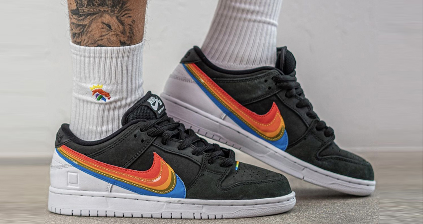 Where To Buy The Polaroid Nike SB Dunk Low Black White 02