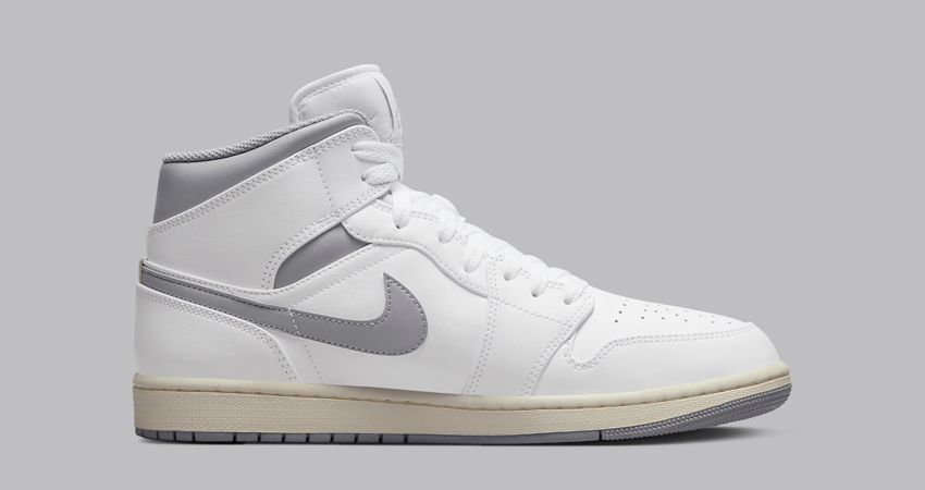 Air Jordan 1 Mid's Neutral Grey Iteration Does The Job! 01