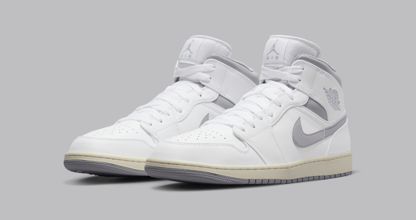 Air Jordan 1 Mid's Neutral Grey Iteration Does The Job! 02