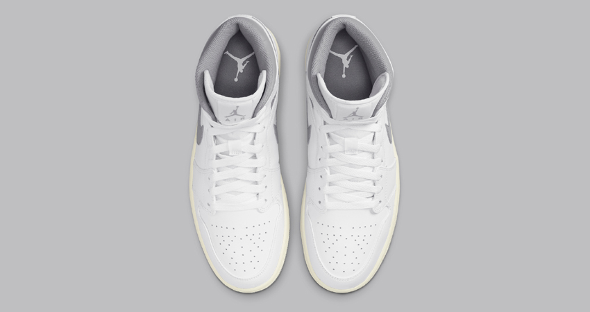 Air Jordan 1 Mid's Neutral Grey Iteration Does The Job! 03