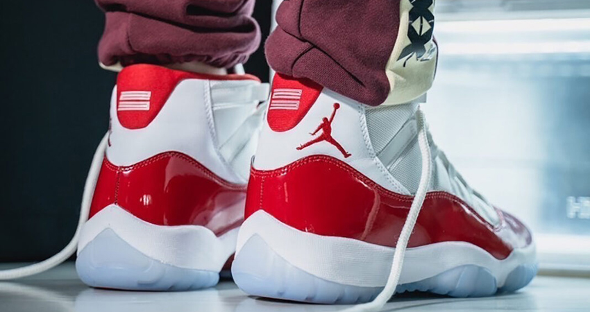 Air Jordan 11 “Cherry” Looks Fire On Foot 06