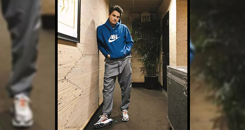 Nike Re­act El­e­ment 87 worn by John Mayer