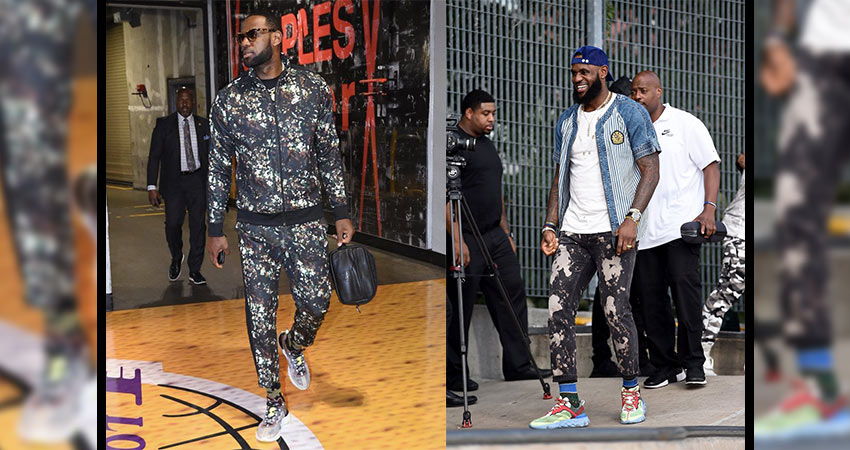 Nike React Element 87 worn by Lebron James