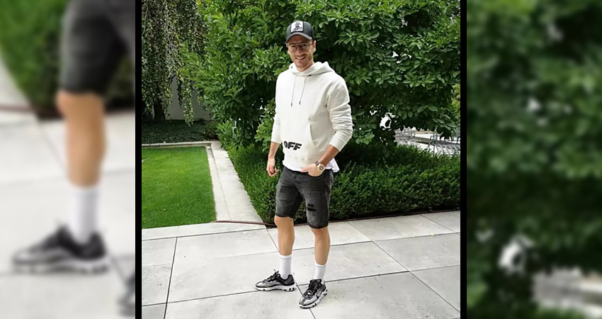 Nike Re­act El­e­ment 87 worn by Robert Lewandows­ki
