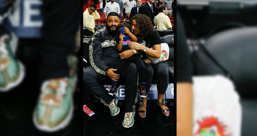 Nike Re­act El­e­ment 87 worn by DJ Khaled
