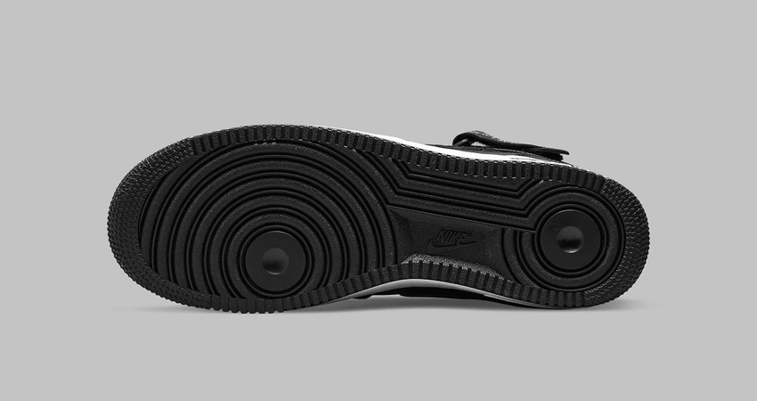 Stealthy Stussy x Nike Air Force 1 Mid Black Releasing With Snakeskin Swooshes 05